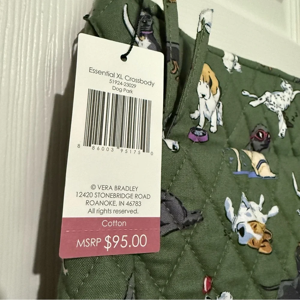 Vera Bradley Dog Park Essential XL Crossbody Hipster Bag MSRP $95 - Picture 2 of 8